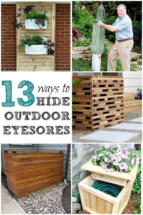 decrotive electric meter box cover|13 Ways to Hide Outdoor Eyesores .